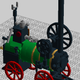 Illustration for article titled Lego Steam Tractors